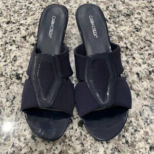 Cabin Creek Women's Navy Blue Wedge Shoes, Size 10